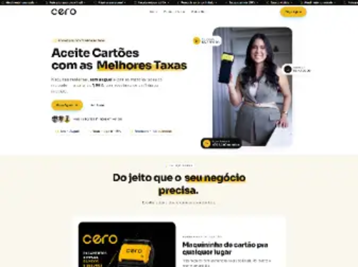 Print do site Cero