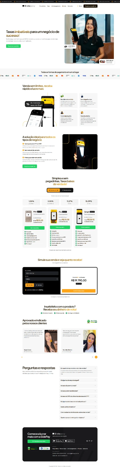 Print do site SidePay